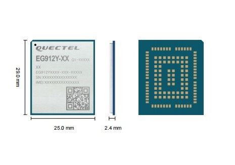 Low Power 4G LTE Module Connectivity EG912YEUAA-N06-SNNSA LCC LGA Type