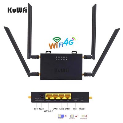KuWFi 150Mbps High Gain Antennas Router Wifi 4g Wireless Hotspot Router