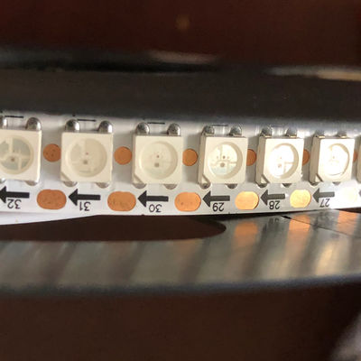 Full Color WS2812B LED Strip 144 30 60 5V Input Voltage White Black