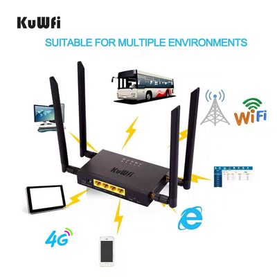KuWFi 150Mbps High Gain Antennas Router Wifi 4g Wireless Hotspot Router